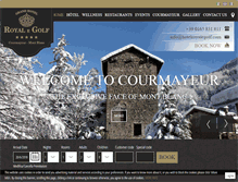Tablet Screenshot of hotelroyalegolf.com